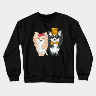 Set of dogs Chihuahua, Lady and Gentelman Crewneck Sweatshirt